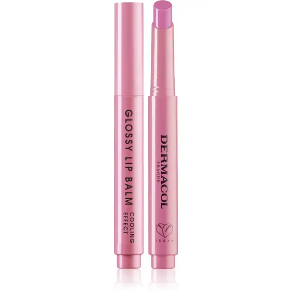 Dermacol Beauty Stick Glossy Lip Balm ošetrujúci lesk na pery s chladivým účinkom vône 06 Blackberry 2.2 g