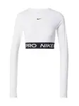 NIKE Funkčné tričko 'PRO'  čierna / biela
