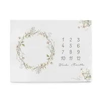 Ceba Podložka milníková na focení (92x72) Basic Summer Flowers