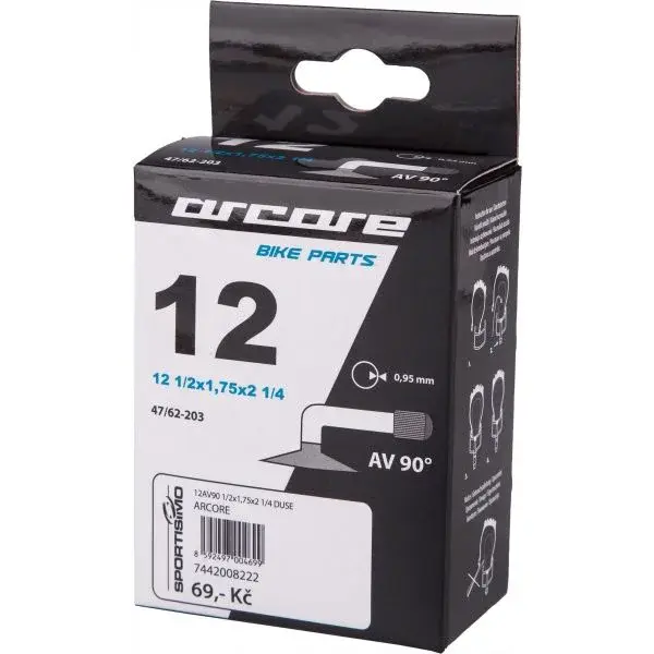 Arcore 12AV90 Cyklistická duše, černá, velikost