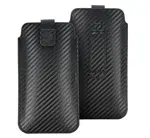 Univerzální pouzdro Forcell Pocket Carbon 2 na Apple iPhone 5 / 5S /5C / SE