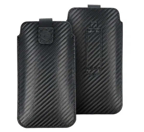 Univerzální pouzdro Forcell Pocket Carbon 2 na Apple iPhone 5 / 5S /5C / SE