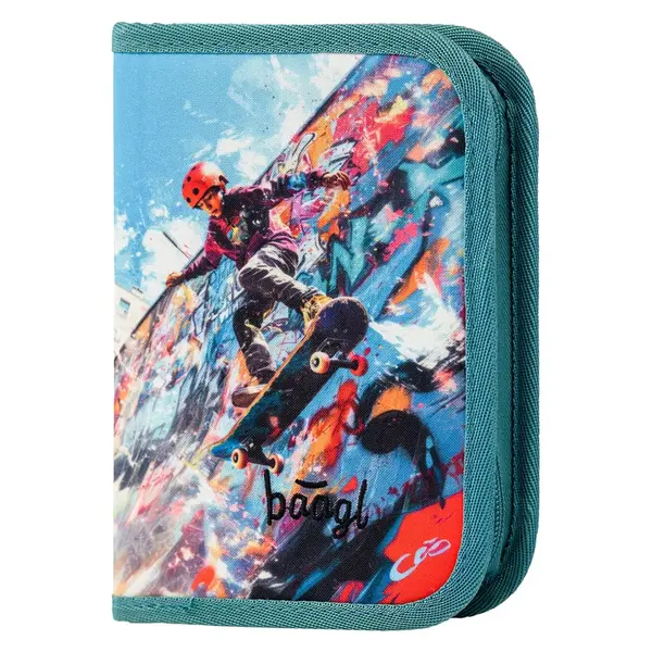 Školní penál jednopatrový Skatepark