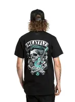 Meatfly pánské tričko Whiskey Boy Black | Černá | Velikost XS | 100% bavlna