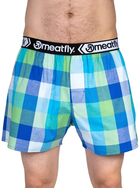 Meatfly pánské boxerky Gigi Double Pack Navy Red / Green | Červená | Velikost S