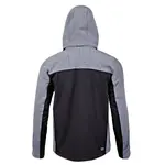 Bunda softshellová s kapucí, černo-šedo-oranžová, vel.M, LAHTI PRO