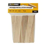 Klínky montážní dřevěné, 150 x 25 x 25 - 1 mm, 8 ks, ENPRO