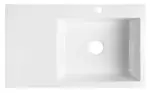 Sapho Avoria - Keramický dřez, 86x51 cm, pravý, bílá 55086