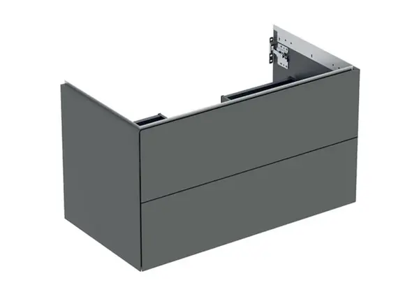 Geberit ONE - Umývadlová skrinka 89x50x47 cm, 2 zásuvka, lávová 505.263.00.3