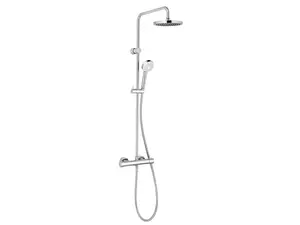 Kludi Logo - Sprchový set s termostatom, 1 prúd, chróm 6809405-00