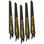 DeWALT Príslušenstvo - Súprava pílových plátkov, dĺžka 15 cm, 5 ks DT2362