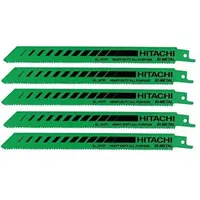 HiKOKI Príslušenstvo - Súprava pílových plátkov na kov 10-14 TPI, dĺžka 200 mm, 5 ks 752019