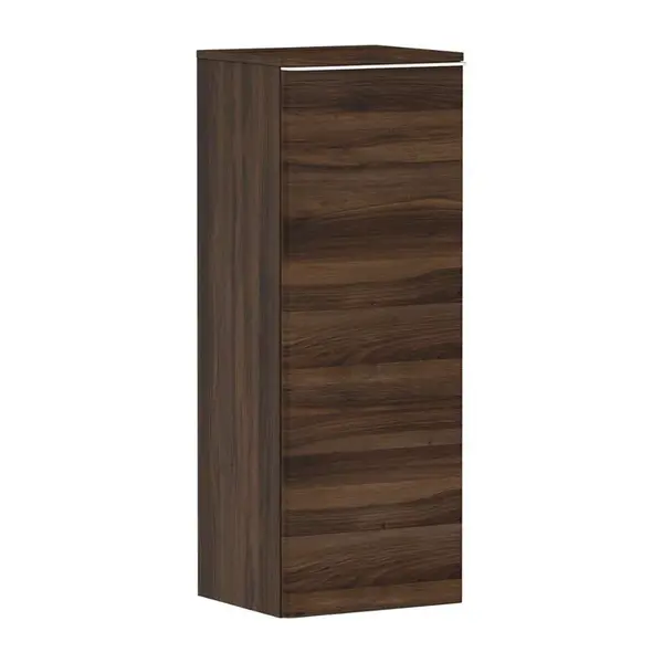 Hansgrohe Xelu Q - Bočná skrinka 40x107x35 cm, 1 dvierka, pánty vpravo, tmavý orech/matná biela 54134700