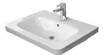 Duravit DuraStyle - Umývadlo, 80x48 cm, s prepadom, s otvorom na batériu, biela 2320800000