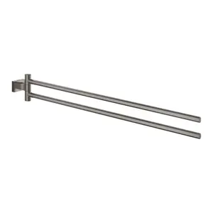 Grohe Essentials Cube - Držiak na uteráky, kefovaný Hard Graphite 40624AL1