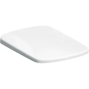 Geberit Selnova Square - WC doska, duroplast, Softclose, biela 500.336.01.1