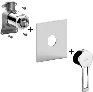 Paffoni Ringo - Baterie pod omítku pro 1 spotřebič, chrom RINBOX010CR