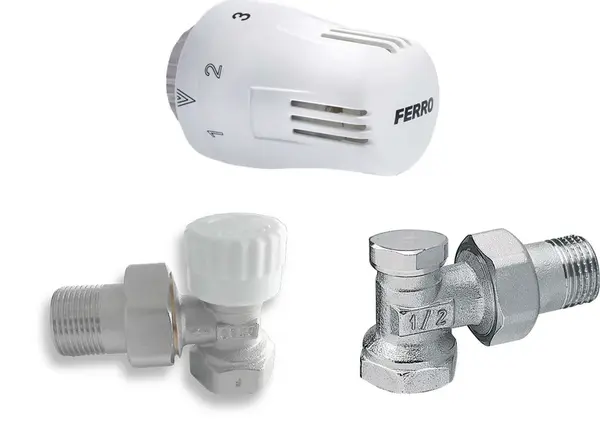 Novaservis Inštalatérsky program - Súprava na radiátory s termostatom 1/2" ZTM02