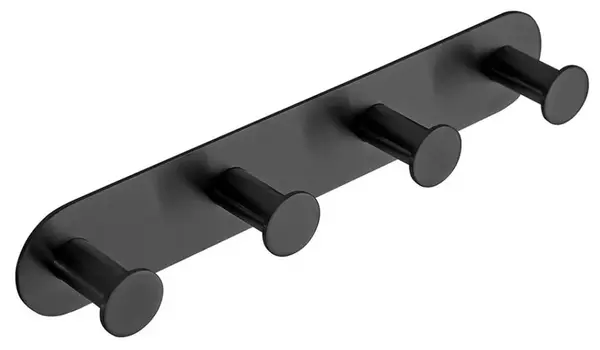 Sapho X-Round - Čtyřháček, matná černá XR221B
