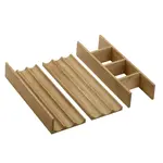 Hansgrohe IntraStoris - 3dílná sada organizérů do zásuvky, přírodní dub 54151230