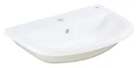 Grohe Bau Ceramic - Umývadlo nábytkové 56x40 cm, s 1 otvorom na batériu, alpská biela 39422000