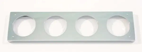 Ideal Standard Archimodule - Dištančný rámik na 4-otvorovú rozetu (83 mm x 332 mm) (10 mm), chróm A963767AA