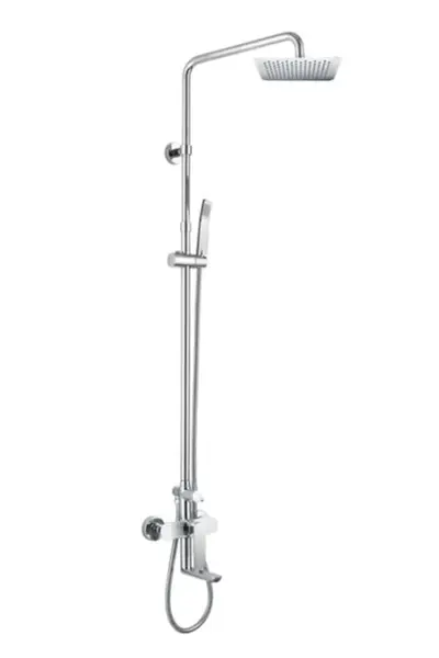 Mereo Mada - Sprchový set s vaňovou batériou, 20x20 cm, chróm CBE60101SDM