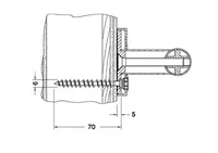 Keuco Príslušenstvo - Upevňovacia súprava č. 4 34990000200