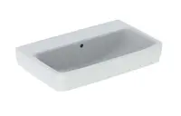 Geberit Selnova Compact - Umývadlo, 65x40 cm, s prepadom, bez otvoru na batériu, biela 501.892.00.7