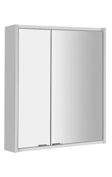 Sapho Batu - Zrcadlová skříňka s LED osvětlením, 60x71x15 cm, bílá 1141120