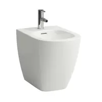 Laufen Lua - Stojící bidet, otvor pro baterii, LCC, bílá H8320814003021