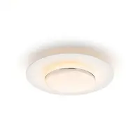 Philips Osvětlení - Stropní LED svítidlo, průměr 40 cm, 2700 K, 30 W, stmívatelné, bílá/chrom 929003315701
