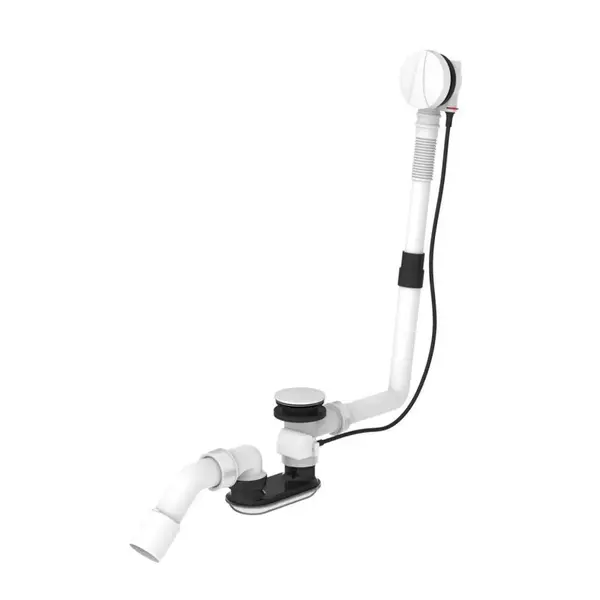 Laufen Príslušenstvo - Vaňová odtoková a prepadová súprava, matná biela H2951422680001