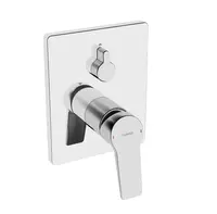 Hansa Twist - Baterie pod omítku pro 2 spotřebiče, s přepínačem, chrom 89843083