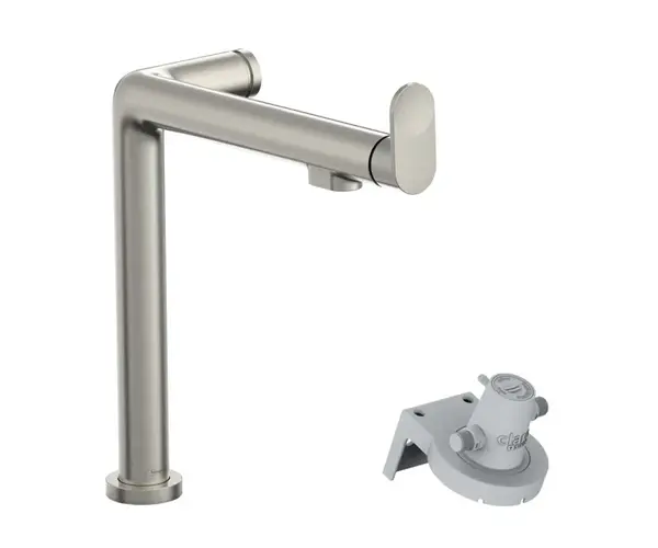 Hansgrohe Aqittura M91 - Dřezová baterie s filtrační hlavicí, vzhled nerezu 76804800
