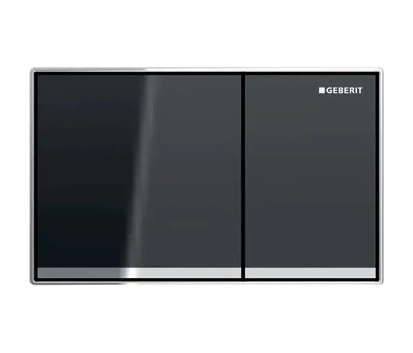 Geberit Omega60 - Ovládací tlačítko splachování, chrom/lávová 115.081.JK.1