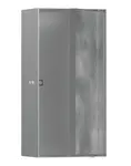 Hansgrohe XtraStoris Rock - Výklenek do stěny, s dvířky, 30x15x10 cm, kartáčovaná nerez 56082800