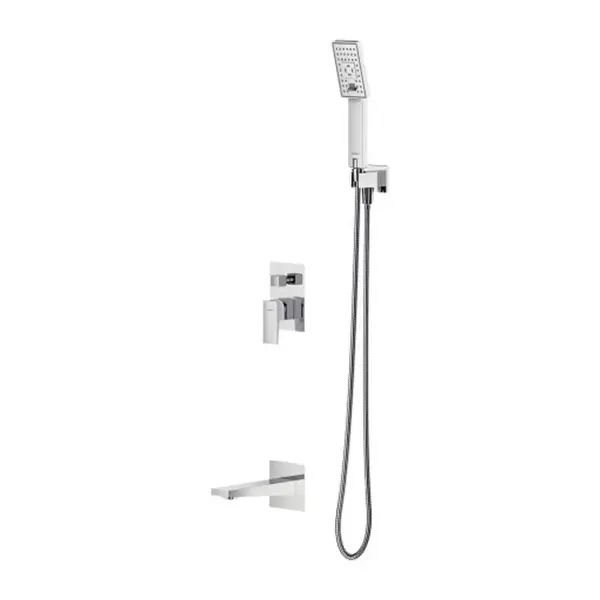 OMNIRES Fresh - Vanová baterie pod omítku, 3-otvorová instalace, s tělesem, 3 proudy, s příslušenstvím, chrom SYSFRW01CR