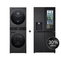 SET - LG WashTower WT1210BBF + Chladnička InstaView™ GMG860EPBE