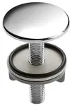 Sapho Příslušenství - Záslepka na umyvadlo, průměr 50 mm, chrom 5350C