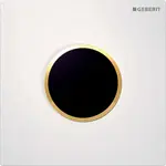 Geberit Splachovací systémy - Elektronické ovládání splachování pisoárů typ 10, síťové napájení, bílá/zlatá 116.025.KK.1