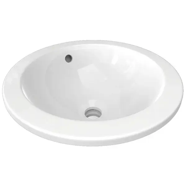 Ideal Standard Connect - Umyvadlo zápustné 38 cm, s přepadem, bílá E505101