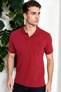 T9561 DEWBERRY MEN'S TSHIRT-BURGUNDY