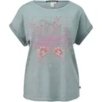s.Oliver QS PRINT NOOS Dámské tričko, světle zelená, velikost