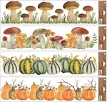 Okenní fólie 40005 hříbky a dýně 64x15cm