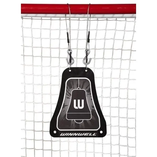 WINNWELL KOVOVÝ ZVONÍCÍ TERČ Hokejový terč, černá, velikost