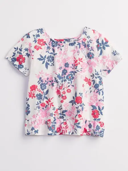 GAP Dětské tričko wrap back t-shirt - Holky