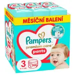 Pampers Premium Care Pants 3 plenkové kalhotky 6-11kg 144ks