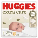HUGGIES extra care 1 2-5kg 26ks