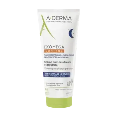 A-DERMA Exomega CONTROL Emolien.noční krém 200ml